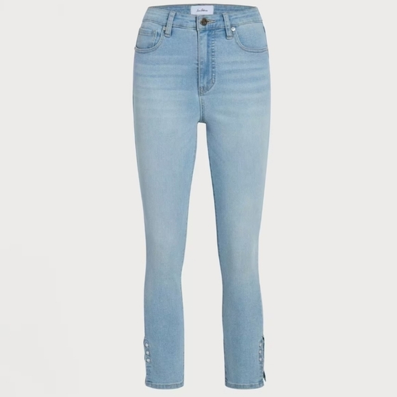 NWT SAM EDELMAN HIGH RISE SKINNY ANKLE JEAN - Picture 2 of 6